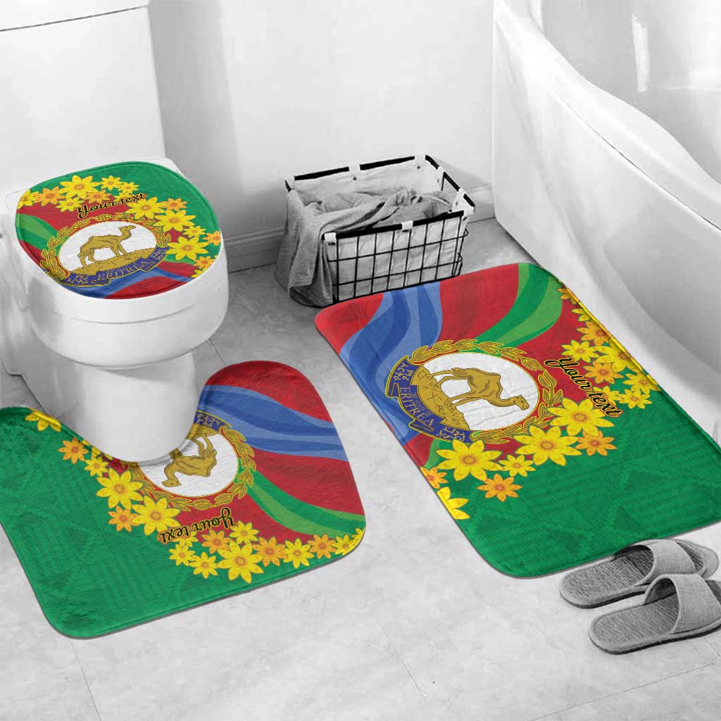 Afro Eritrea New Year Personalized Bathroom Set Enkutatash Adey Abeba Flower Art