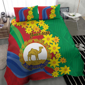 Afro Eritrea New Year Personalized Bedding Set Enkutatash Adey Abeba Flower Art