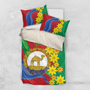 Afro Eritrea New Year Personalized Bedding Set Enkutatash Adey Abeba Flower Art