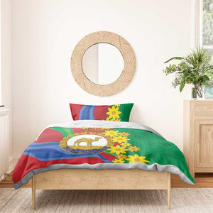 Afro Eritrea New Year Personalized Bedding Set Enkutatash Adey Abeba Flower Art