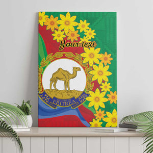 Afro Eritrea New Year Personalized Canvas Wall Art Enkutatash Adey Abeba Flower Art