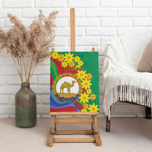 Afro Eritrea New Year Personalized Canvas Wall Art Enkutatash Adey Abeba Flower Art