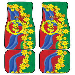 Afro Eritrea New Year Personalized Car Mats Enkutatash Adey Abeba Flower Art