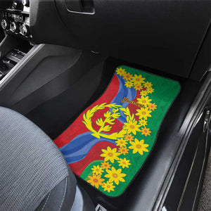 Afro Eritrea New Year Personalized Car Mats Enkutatash Adey Abeba Flower Art