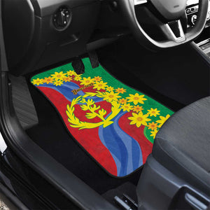 Afro Eritrea New Year Personalized Car Mats Enkutatash Adey Abeba Flower Art