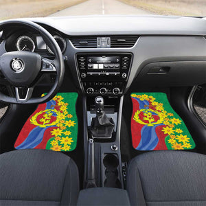 Afro Eritrea New Year Personalized Car Mats Enkutatash Adey Abeba Flower Art