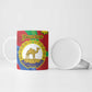Afro Eritrea New Year Personalized Ceramic Mug Enkutatash Adey Abeba Flower Art
