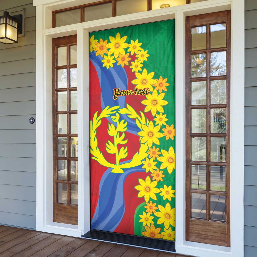 Afro Eritrea New Year Personalized Door Cover Enkutatash Adey Abeba Flower Art