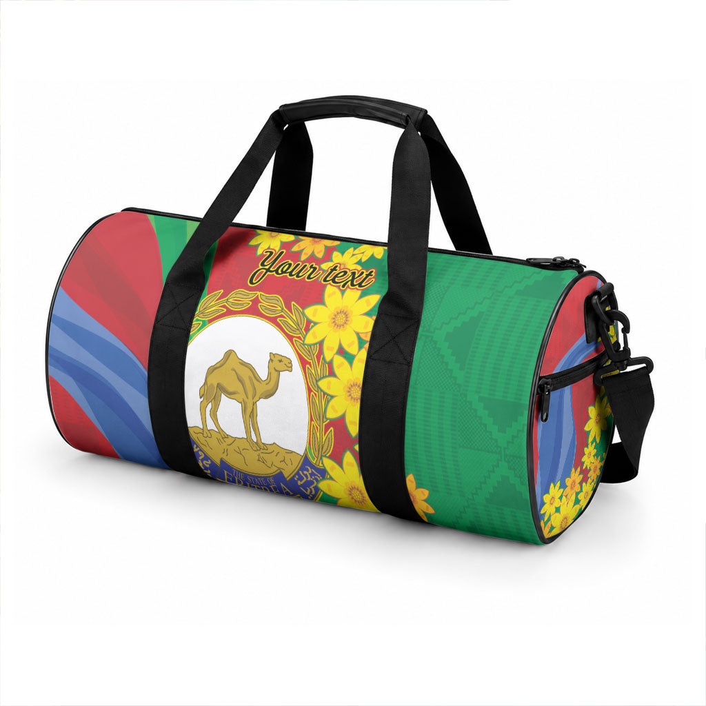 Afro Eritrea New Year Personalized Duffle Bag Enkutatash Adey Abeba Flower Art