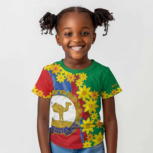 Afro Eritrea New Year Personalized Kid T shirt Enkutatash Adey Abeba Flower Art