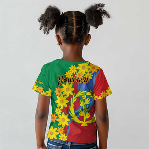 Afro Eritrea New Year Personalized Kid T shirt Enkutatash Adey Abeba Flower Art