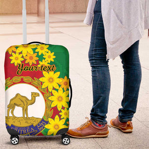 Afro Eritrea New Year Personalized Luggage Cover Enkutatash Adey Abeba Flower Art