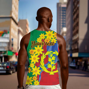 Afro Eritrea New Year Personalized Men Tank Top Enkutatash Adey Abeba Flower Art