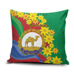 Afro Eritrea New Year Personalized Pillow Cover Enkutatash Adey Abeba Flower Art