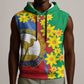 Afro Eritrea New Year Personalized Sleeveless Hoodie Enkutatash Adey Abeba Flower Art - African Pride