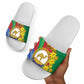 Afro Eritrea New Year Personalized Slide Sandals Enkutatash Adey Abeba Flower Art