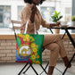 Afro Eritrea New Year Personalized Tote Bag Enkutatash Adey Abeba Flower Art