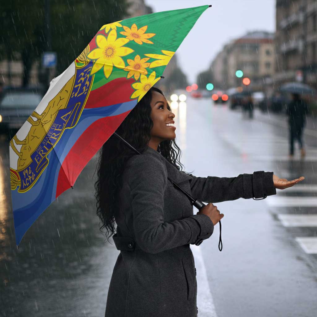 Afro Eritrea New Year Personalized Umbrella Enkutatash Adey Abeba Flower Art
