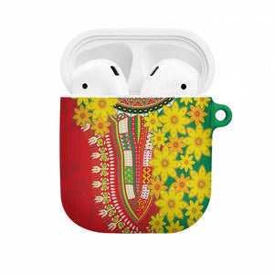 Afro Ethiopian New Year AirPods Case Enkutatash Adey Abeba Flower Art