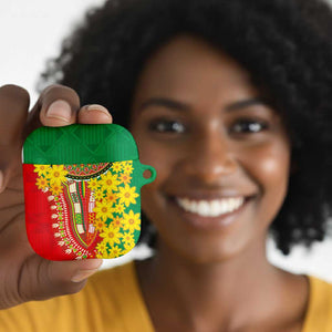 Afro Ethiopian New Year AirPods Case Enkutatash Adey Abeba Flower Art