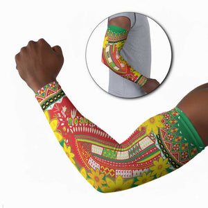Afro Ethiopian New Year Arm Sleeves Enkutatash Adey Abeba Flower Art