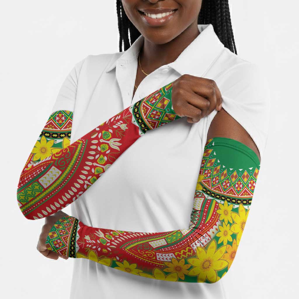 Afro Ethiopian New Year Arm Sleeves Enkutatash Adey Abeba Flower Art