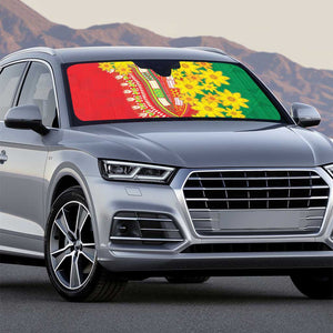 Afro Ethiopian New Year Auto Sun Shade Enkutatash Adey Abeba Flower Art