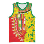 Afro Ethiopian New Year Basketball Jersey Enkutatash Adey Abeba Flower Art LT9