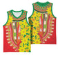 Afro Ethiopian New Year Basketball Jersey Enkutatash Adey Abeba Flower Art LT9
