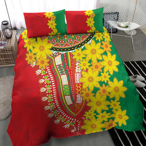 Afro Ethiopian New Year Bedding Set Enkutatash Adey Abeba Flower Art