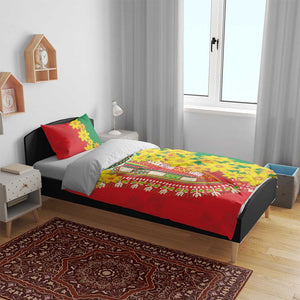 Afro Ethiopian New Year Bedding Set Enkutatash Adey Abeba Flower Art