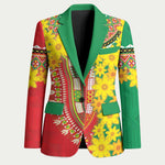 Afro Ethiopian New Year Blazer Enkutatash Adey Abeba Flower Art