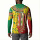 Afro Ethiopian New Year Button Sweatshirt Enkutatash Adey Abeba Flower Art