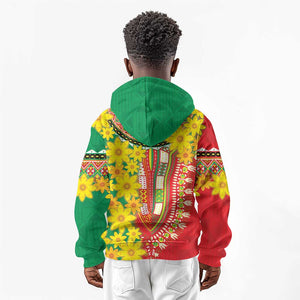 Afro Ethiopian New Year Kid Hoodie Enkutatash Adey Abeba Flower Art