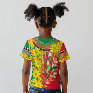 Afro Ethiopian New Year Kid T shirt Enkutatash Adey Abeba Flower Art