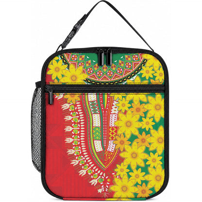 Afro Ethiopian New Year Lunch Bag Enkutatash Adey Abeba Flower Art
