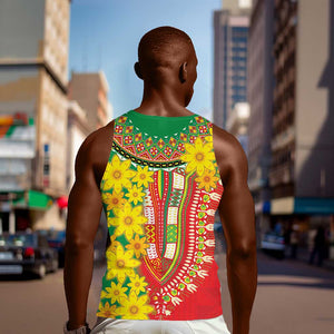 Afro Ethiopian New Year Men Tank Top Enkutatash Adey Abeba Flower Art