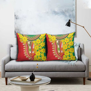 Afro Ethiopian New Year Pillow Cover Enkutatash Adey Abeba Flower Art
