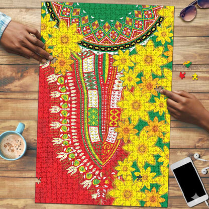 Afro Ethiopian New Year Puzzle Enkutatash Adey Abeba Flower Art