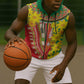 Afro Ethiopian New Year Sleeveless Zip Hoodie Enkutatash Adey Abeba Flower Art - African Pride