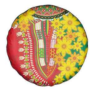 Afro Ethiopian New Year Spare Tire Cover Enkutatash Adey Abeba Flower Art