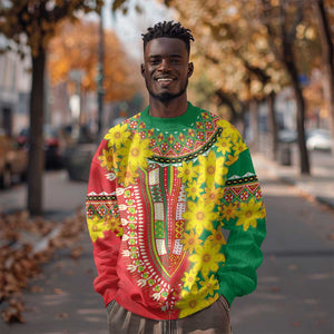 Afro Ethiopian New Year Sweatshirt Enkutatash Adey Abeba Flower Art