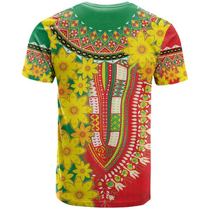 Afro Ethiopian New Year T shirt Enkutatash Adey Abeba Flower Art