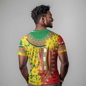 Afro Ethiopian New Year T shirt Enkutatash Adey Abeba Flower Art