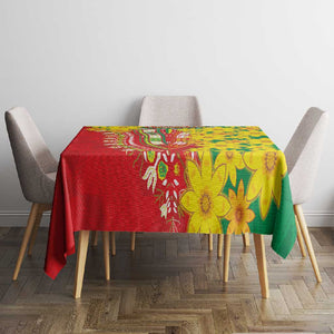 Afro Ethiopian New Year Tablecloth Enkutatash Adey Abeba Flower Art