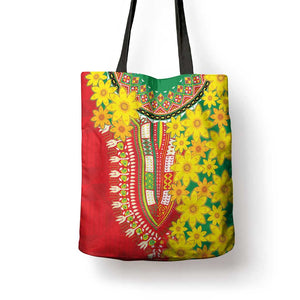 Afro Ethiopian New Year Tote Bag Enkutatash Adey Abeba Flower Art