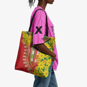 Afro Ethiopian New Year Tote Bag Enkutatash Adey Abeba Flower Art