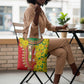 Afro Ethiopian New Year Tote Bag Enkutatash Adey Abeba Flower Art