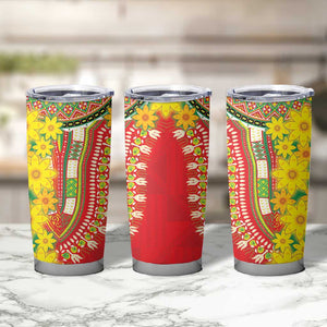 Afro Ethiopian New Year Tumbler Cup Enkutatash Adey Abeba Flower Art