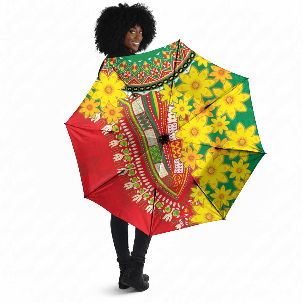 Afro Ethiopian New Year Umbrella Enkutatash Adey Abeba Flower Art